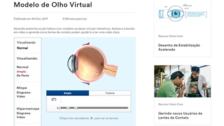 Oftalmologia - Nova plataforma da Johnson & Johnson Vision chega ao Brasil  - Universo Visual